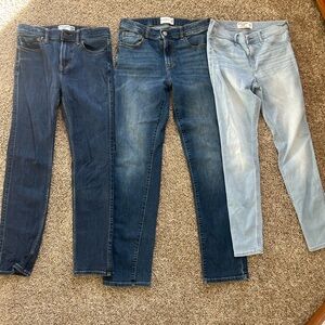 Abercrombie kids size 13/14 jeans bundle